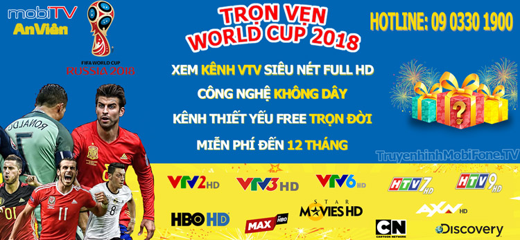 Truyền hình An Viên MobiTV Khuyến Mại World Cup 2018