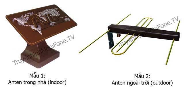 Hai mẫu anten MobiTV